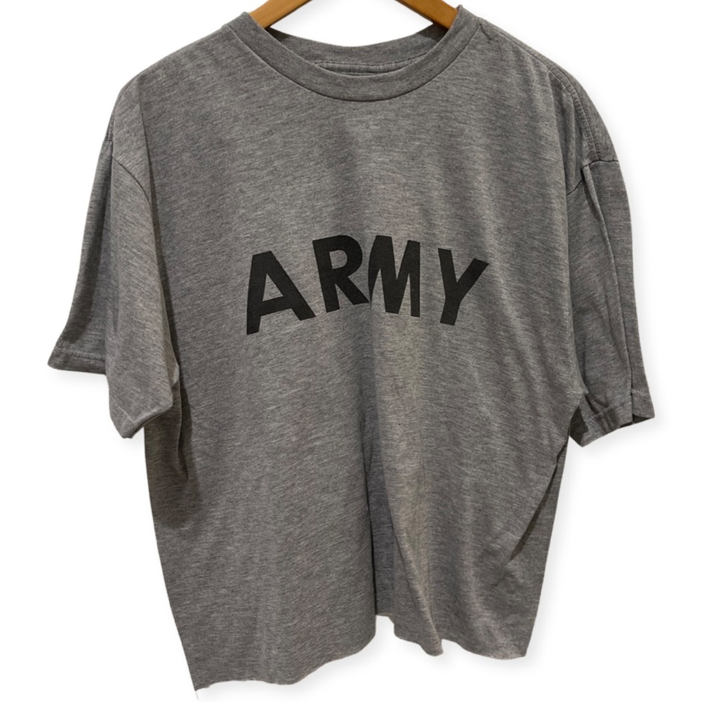 Vintage cropped army t-shirt🤎